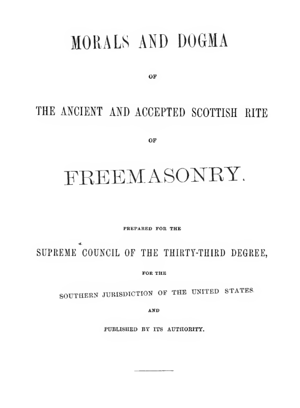 Morals and Dogma of the Ancient and Accepted Scottish Rite of Freemasonry - Albert Pike - Görsel 2