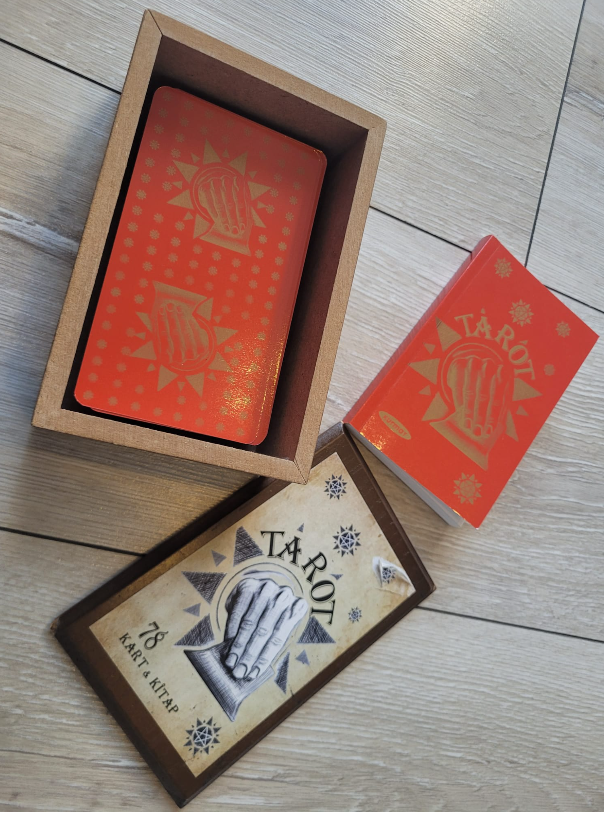 78 Kart Özel Ahşap Kutulu, Koleksiyonluk TAROT KARTLARI ve Kitapçığı