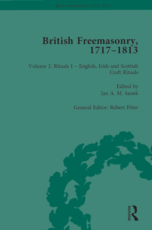 BRITISH FREEMASONRY, 1717–1813 Editör: Jan A. M. Snoek - Görsel 3