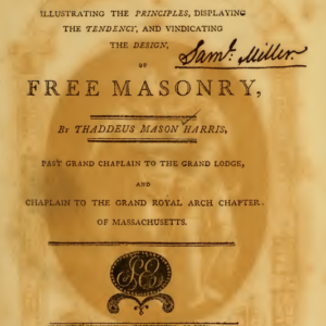 DISCOURSES of FREEMASONRY-THADDEUS MASON HARRIS