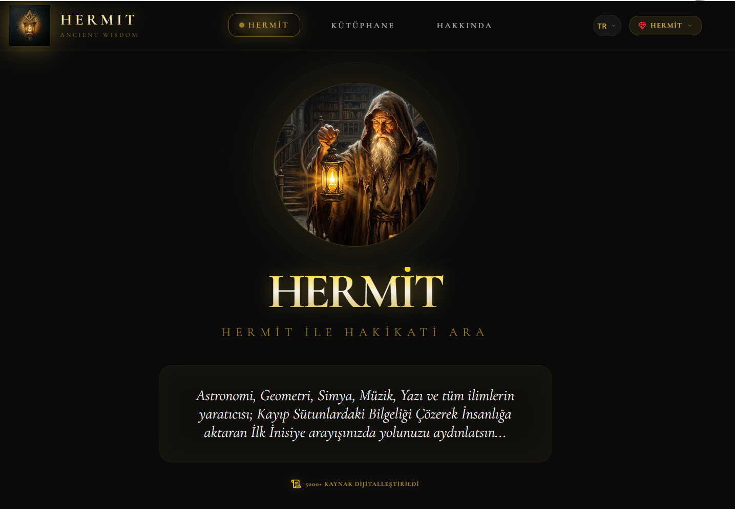 HERMİT SENELİK PREMIUM ÜYELİK